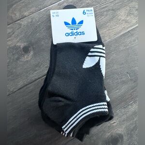 adidas Black and White Crew Socks